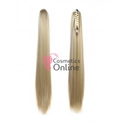 Extensie de par coada dreapta cu cleste 70 cm Blond Mediu Ash Mixt 203318TT88